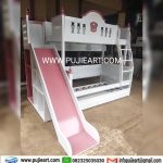 Bunk Bed Anak Perempuan Plus Perosotan