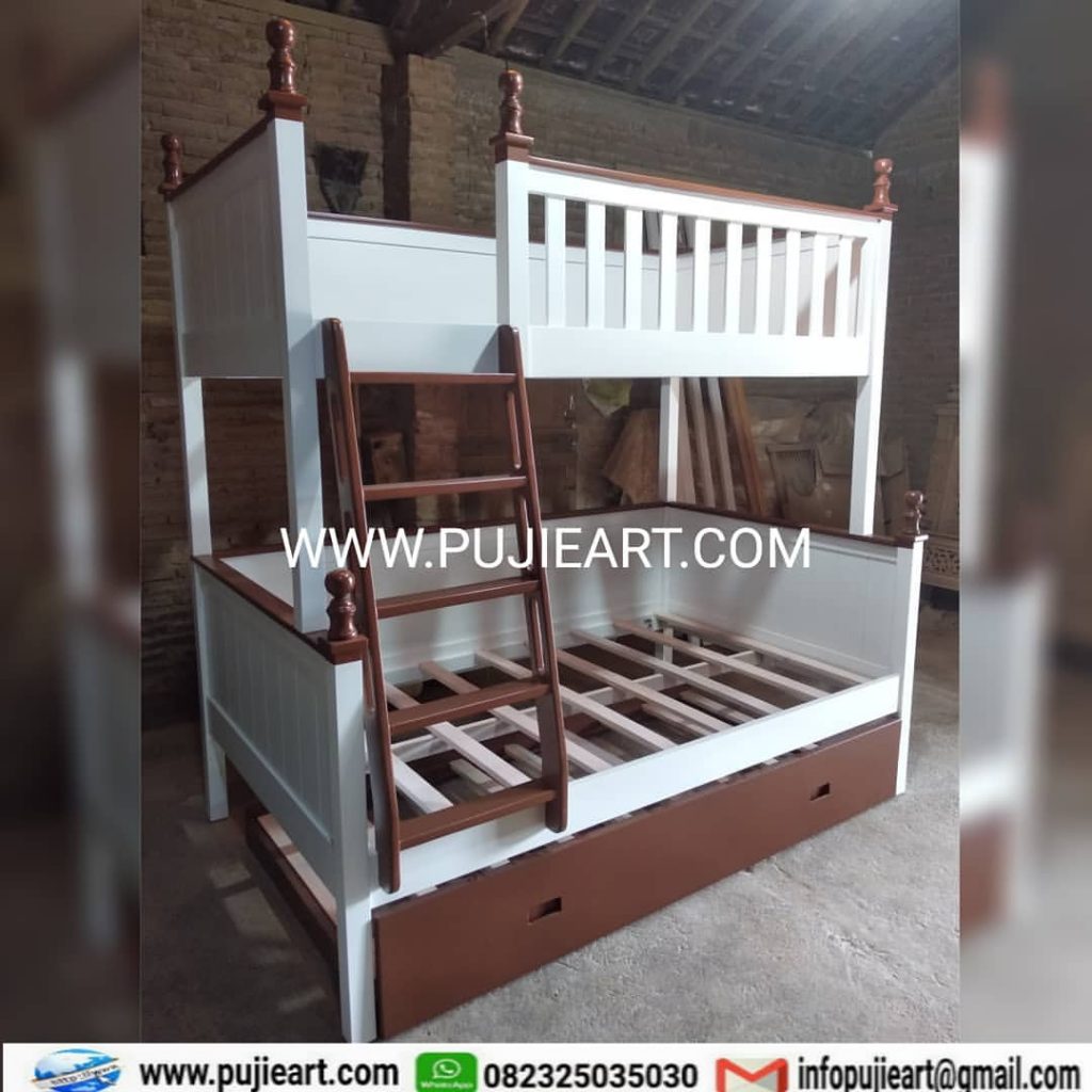 Bunk Bed Minimalis Kayu