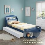 Ranjang Anak Multifungsi Rak Buku Karakter Kapal