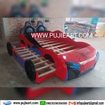 Ranjang Anak Sorong Karakter Spider-Man Bentuk Mobil