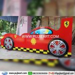 Ranjang Tidur Anak Minimalis Bentuk Mobil Sport