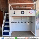 Ranjang Tingkat Hemat Ruangan Kayu Minimalis