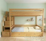 Ranjang Tingkat Minimalis Kayu Solid Kamar Sempit