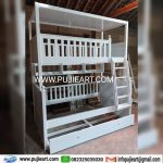 Tempat Tidur 3 Tingkat Minimalis Kokoh Custom Warna