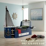 Tempat Tidur Anak Hemat Ruangan Bentuk Kapal