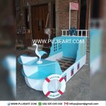 Tempat Tidur Anak Karakter Pelaut Bentuk Kapal