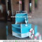 Tempat Tidur Anak Karakter Pelaut Bentuk Kapal