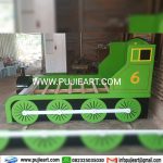 Tempat Tidur Anak Laki-Laki Kayu Solid Karakter Thomas