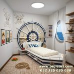 Tempat Tidur Anak Multifungsi Karakter Perahu Pinisi