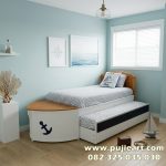 Tempat Tidur Anak Perempuan Bentuk Kapal Pinisi