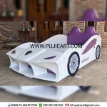 Tempat Tidur Anak Perempuan Hemat Ruangan Bentuk Mobil