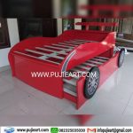 Tempat Tidur Anak Sorong Karakter Bentuk Mobil