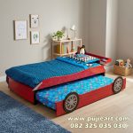 Tempat Tidur Anak Sorong Karakter Bentuk Mobil