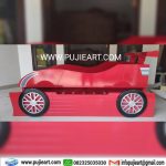 Tempat Tidur Anak Sorong Karakter Bentuk Mobil