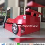 Tempat Tidur Anak Sorong Karakter Bentuk Mobil