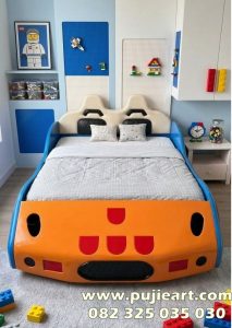 Tempat Tidur Dewasa Kokoh Custom Karakter Bentuk Mobil