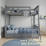 Tempat Tidur Tingkat Apartemen Kokoh Minimalis Remaja