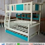 Bed Tingkat 3 Kokoh Minimalis Hemat Tempat