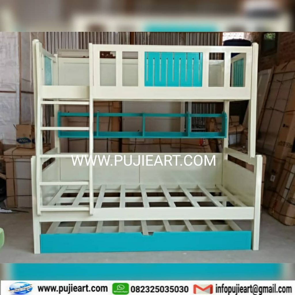 Model Bed Tingkat 3 Kokoh Minimalis Hemat Tempat