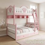 Bunk Bed Anak Perempuan Kokoh 3 Tingkat