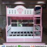 Bunk Bed Anak Perempuan Kokoh 3 Tingkat