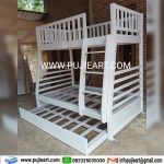 Dipan Tingkat Kayu Solid Minimalis Untuk Kamar Sempit