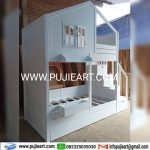 Kasur 3 Tingkat Minimalis Bentuk Rumah