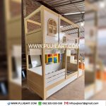 Kasur Tingkat 2 Anak Minimalis Kokoh Hemat Ruangan