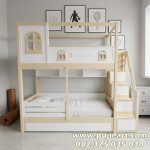 Kasur Tingkat 2 Anak Minimalis Kokoh Hemat Ruangan