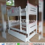 Kasur Tingkat 3 Anak Perempuan Minimalis Kokoh