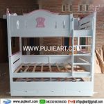 Kasur Tingkat 3 Anak Perempuan Minimalis Kokoh