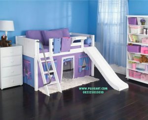 Model Tempat Tidur Anak Dengan Perosotan