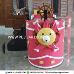 Ranjang Anak Bentuk Kapal Karakter One Piece