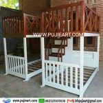 Ranjang Anak Ikea 2 Tingkat Minimalis Kayu Solid