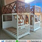 Ranjang Anak Ikea 2 Tingkat Minimalis Kayu Solid