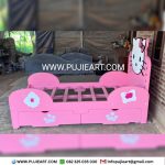 Ranjang Laci Anak Perempuan Karakter Hello Kitty