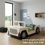 Ranjang Tidur Anak Laki-laki Model Mobil Jeep
