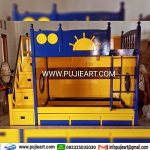 Ranjang Tingkat 2 Susun Karakter Spongebob Hemat Tempat