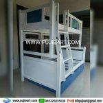 Ranjang Tingkat 3 Anak Laki-laki Custom Hemat Ruangan