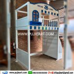 Ranjang Tingkat Anak Laki Laki Kokoh Kayu Solid