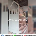 Tempat Tidur Anak Kokoh Minimalis Custom Bentuk Tingkat