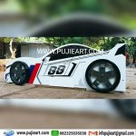 Tempat Tidur Anak Minimalis Putih Bentuk Mobil
