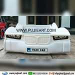 Tempat Tidur Anak Minimalis Putih Bentuk Mobil