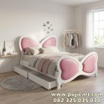 Tempat Tidur Anak Remaja Perempuan Plus Laci Penyimpanan