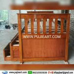 Tempat Tidur Minimalis Kayu Solid 3 Tingkat