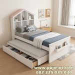 Tempat Tidur Minimalis Multifungsi Rak Buku