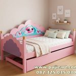 Tempat Tidur Sorong Anak Cewek Hemat Ruangan