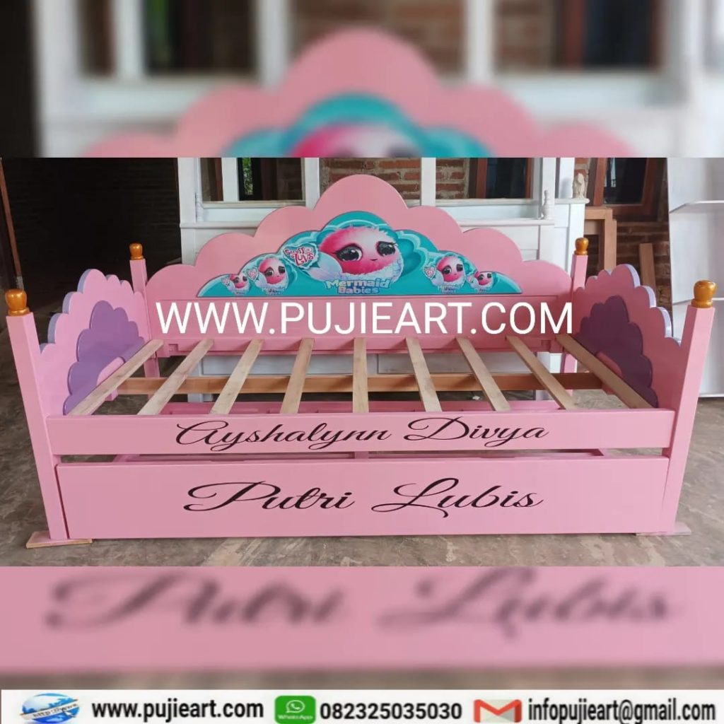 Tempat Tidur Sorong Anak Hemat Ruangan