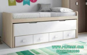 Tempat Tidur Sorong Karakter Korea