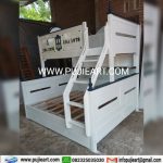 Tempat Tidur Tingkat Dewasa Kokoh Custom Ukuran 160 x 200 cm
